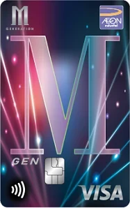 ภาพบัตร AEON M GEN Visa