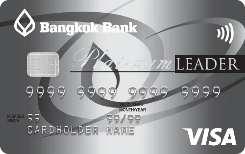 ภาพบัตร Bangkok Bank Platinum Leader