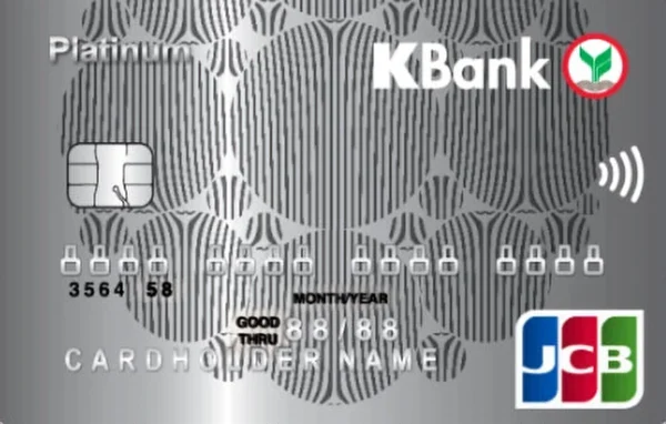 ภาพบัตร KBank JCB Platinum