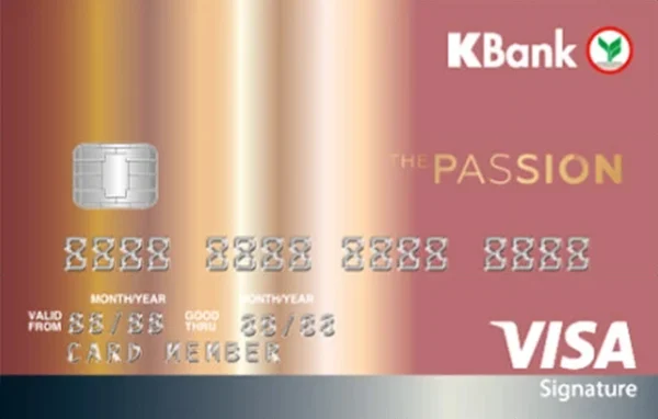 ภาพบัตร KBank The Passion