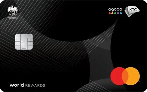 ภาพบัตร KTC Agoda World Rewards Mastercard