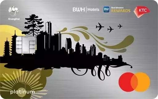 ภาพบัตร KTC Best Western Platinum Mastercard