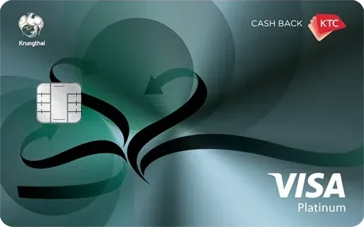 ภาพบัตร KTC Cash Back Platinum