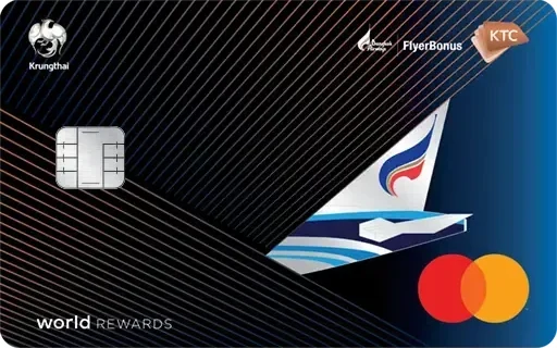 ภาพบัตร KTC Bangkok Airways World Rewards Mastercard