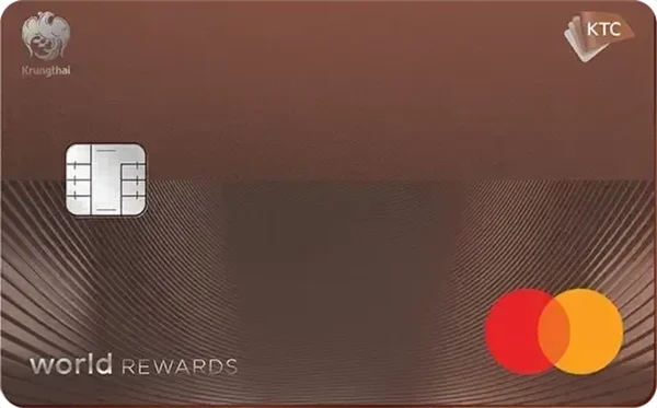 ภาพบัตร KTC World Rewards Mastercard