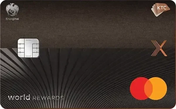 ภาพบัตร KTC X World Rewards Mastercard