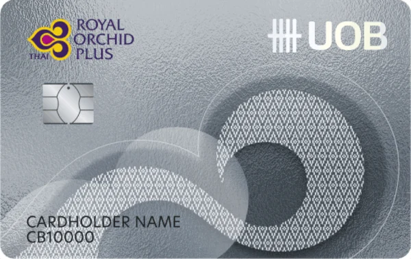 ภาพบัตร UOB Royal Orchid Plus